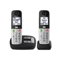 Telefone Sem Fio Panasonic KX-TGU432B - Tela e Botões Grandes