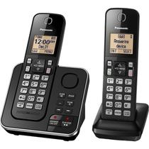 Telefone Sem Fio Panasonic KXT-GC362LAB Preto. 2 Bases - 110V
