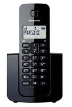 Telefone sem fio panasonic monofone c/ identificador - preto