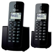 Telefone Sem Fio Panasonic + Ramal com Identificador de Chamadas Agenda Telefonica TGB112