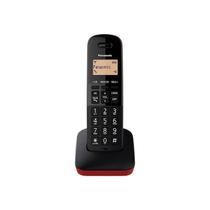 Telefone Sem Fio Panasonic Vermelho Kx Tgb310 - Identificador de Chamadas