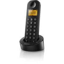 Telefone Sem Fio Philips D120 - Com Agenda - Preto