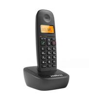 Telefone Sem Fio Preto Ts2510 Com Identificador Intelbras
