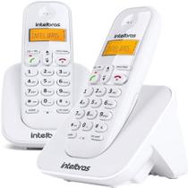 Telefone sem fio + ramal adicional TS 3112 Intelbras Branco