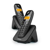 Telefone sem fio + ramal TS3112 preto Intelbras