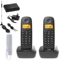 Telefone Sem Fio Ts 2512 Ramal Interface Chip Celular 3G Homologação: 35661800160