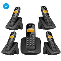 Telefone Sem Fio TS 3110 Com 4 Ramal Intelbras Combo oficial