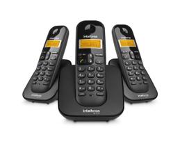 Telefone sem Fio TS 3113 Preto (Base+2 Ramais)