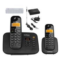 Telefone Sem Fio TS 3130 Bina Entrada Para Chip 3G e Ramal - Intelbras