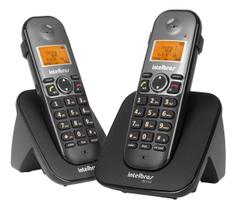 Telefone sem fio ts 5122 preto c 1 ramal adc - intelbras