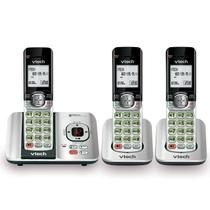 Telefone sem fio VTech CS6529-3 com 3 aparelhos e sistema de atendimento