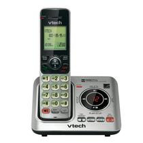 Telefone sem fio VTech DECT com viva-voz prateado Telefone sem fio VTech DECT com viva-voz prateado