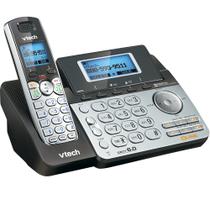 Telefone sem fio VTech DS6151 de 2 linhas com sistema de atendimento digital