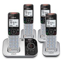 Telefone sem fio VTech VS112-4 DECT 6.0 Bluetooth com resposta