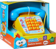 Telefone Sonoro Galinha Pintadinha Elka