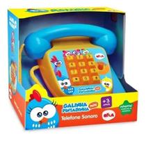 Telefone Sonoro Galinha Pintadinha Original Elka