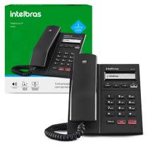 Telefone VoIP Intelbras TIP125i, Tip 125 Original Com Display Áudio HD Viva-Voz e PoE - Escritórios e Empresas - SIP 2.0
