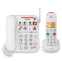 Telefone VTech SN5147 Amplificado com fio/sem fio Senior White