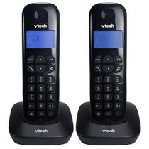 Telefone Vtech VT680 MRD2 Sem Fio Digital Id. Chamadas Combo Base + Ramal Preto