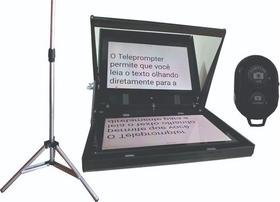 Teleprompter Baby C/ Tripé + Controle Remoto Simples