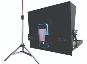 Teleprompter Baby Com Tripé + Adaptador Celular Simples Teleprompter Baby Com Tripé + Adaptador Celular Simples