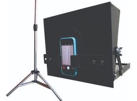 Teleprompter Baby Com Tripé E Adaptador De Celular