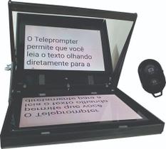 Teleprompter Baby Retrátil 11 + Controle Remoto Play/stop Teleprompter Baby Retrátil 11 + Controle Remoto Play/stop