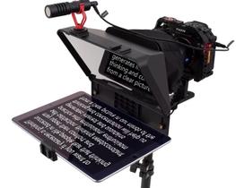 Teleprompter INMEI A10 portátil para smartphones e câmeras DSLR