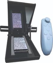 Teleprompter Mini C/ Controle Remoto Que Controla O Texto