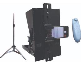 Teleprompter Mini Com Tripé + Controle Remoto Premium