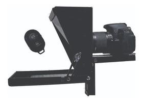 Teleprompter Mini P/ Celular E Dslr Com Controle Remoto Simp