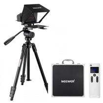 Teleprompter Portátil com Tripé Hidráulico 177cm e Controle Remoto Para Tablet 14 pol Neewer