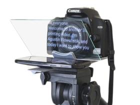 Teleprompter Suporte para Celular Youtubers Vídeos Preto