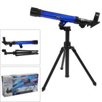 Telescopio astro terrestre kit 3 lentes tripe luneta ciencia espaço escola - Yeet