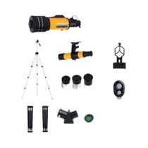 Telescópio Astronômico Profissional Portátil De Alta Potência AZM70300 F30070M Com Tripé Zoom 150x