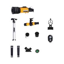Telescópio Astronômico Profissional Portátil De Alta Potência AZM70300 F30070M Com Tripé Zoom 150x