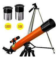 Telescópio Astronômico Refrator Profissional 50/100X Lorben