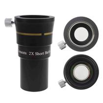 Telescópio Barlow Lens 2X Astromania de 1,25 polegadas com 3 elementos