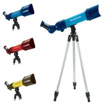 Telescópio de Brinquedo com até 80x de Zoom Azul Polilab - Polibrinq