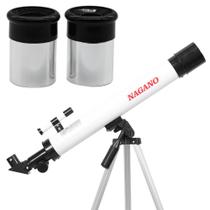 Telescópio de Refração Astronômico 50x 600 - 100x com Tripé Telescópio de Refração Astronômico 50x 600 - 100x com Tripé
