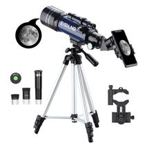 Telescópio ESSLNB Refrator de abertura de 70 mm para adultos com tripé