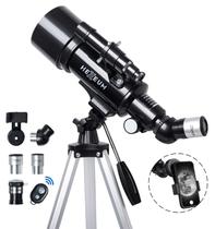 Telescópio HEXEUM 70mm de abertura 500mm para crianças e adultos Telescópio HEXEUM 70mm de abertura 500mm para crianças e adultos