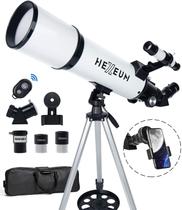 Telescópio HEXEUM 80 mm de abertura de 600 mm de distância focal Telescópio HEXEUM 80 mm de abertura de 600 mm de distância focal