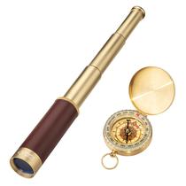 Telescópio Laupha Retro Pirate 25x30 com zoom para crianças