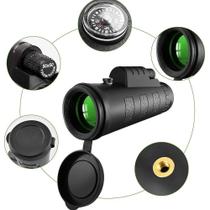 Telescópio Monocular 50x60, Monocular hd de alta potência para adultos com clipe e tripé de suporte telefônico - SANLIN BEANS