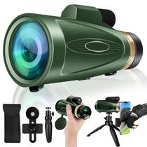 Telescópio Monocular 80x100 HD - Alta Potência para Observação de Pássaros, Caça e Camping
