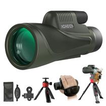 Telescópio monocular Adasion 12x56 HD de alta potência com adaptador
