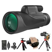 Telescópio monocular Adasion 15x56 HD de alta potência com adaptador