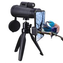 Telescópio monocular Baacony HD Monocular com adaptador de smartphone