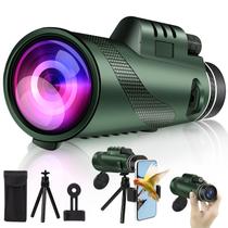 Telescópio monocular DIKENLAND 80x100 HD com tripé para smartphone